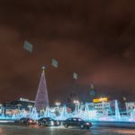 Екатеринбург, Свердловская область, ледовый городок, открытие ледового городка, аномальное потепление, площадь 1905 года